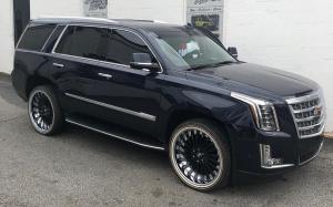 Cadillac Escalade Black on Forgiato Wheels (Autonomo-L) '2019